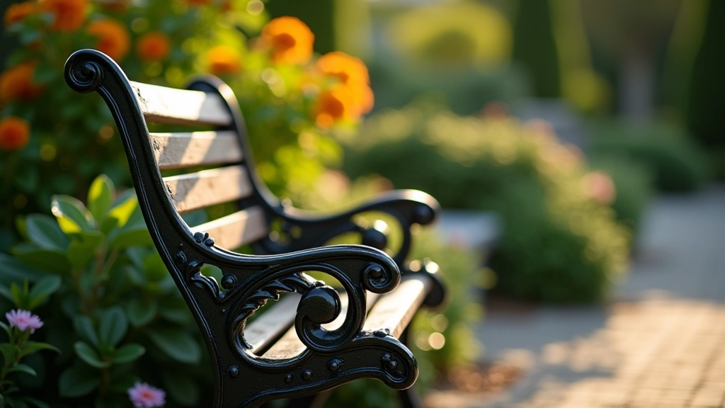 Garden Bench Contemplation Series